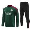 Paris Saint-Germain Trainings Sweatshirt Quarter-zip 2024-25 Groene - Kids